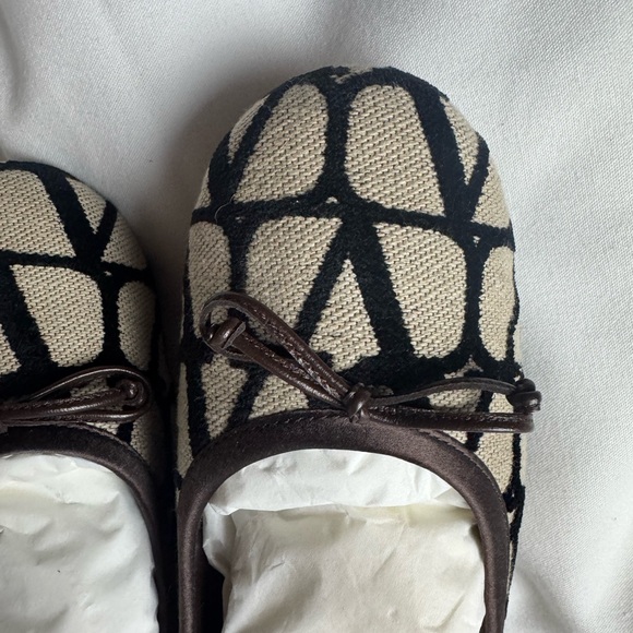 Valentino Garavani Toile Iconographe ballerina flats - Picture 5 of 8
